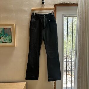 Pristine Wilsons Leather Black Pants